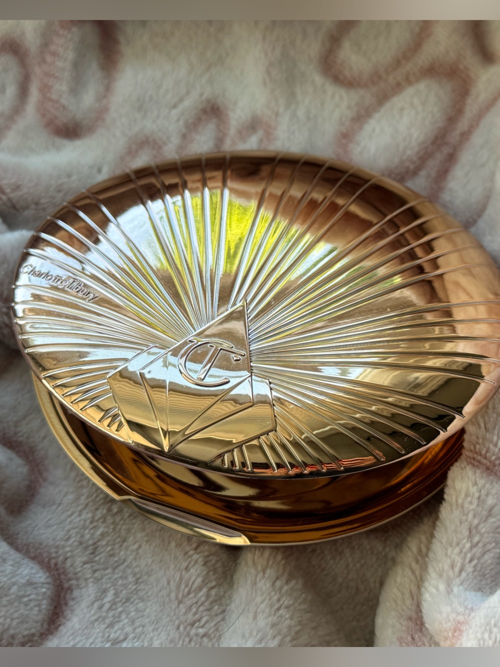 Charlotte Tilbury, empty refillable bronzer, compact